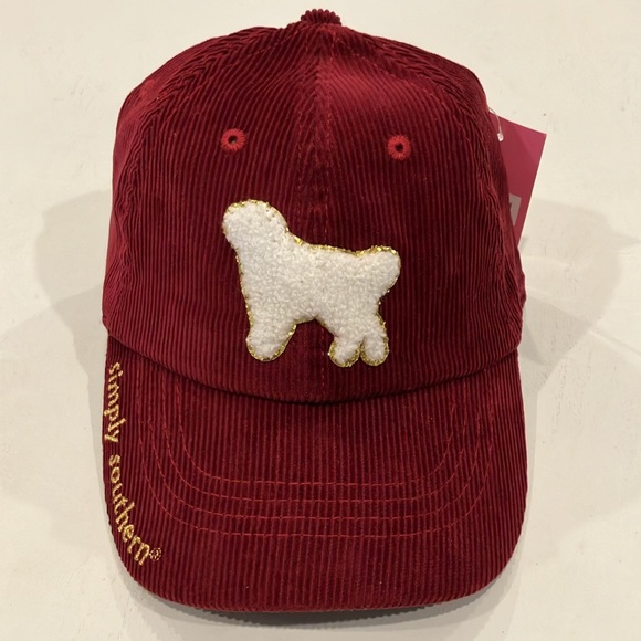 Simply Southern | Burgundy Corduroy Baseball Cap - Picture 2 of 11